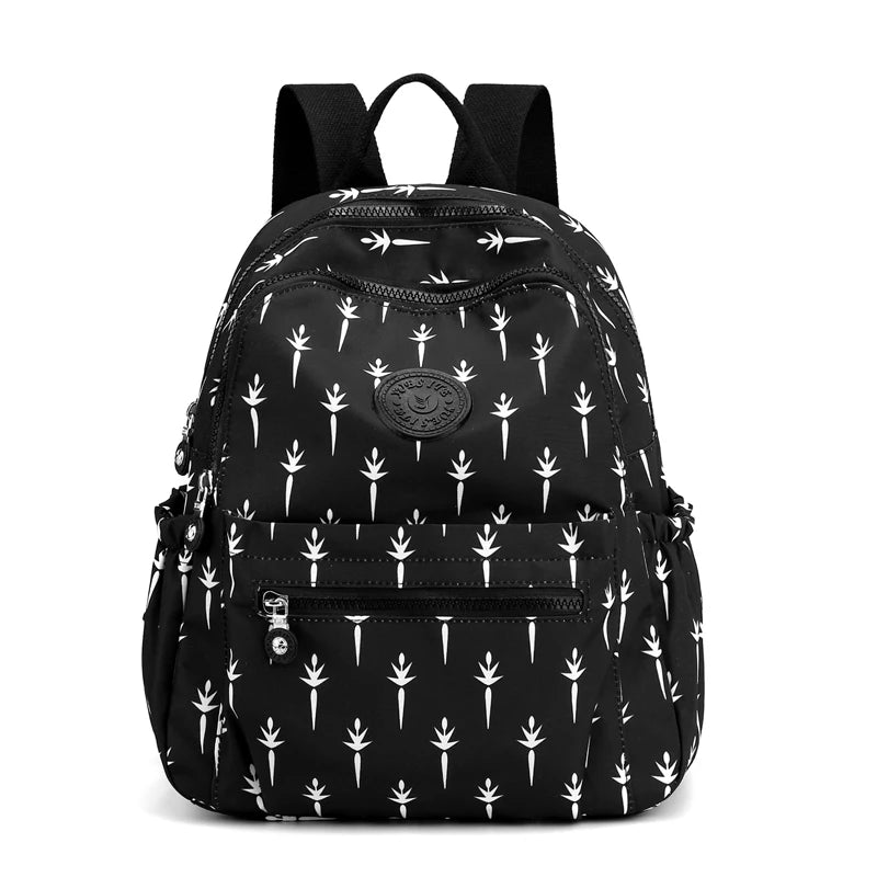 Teenage Girls School Bag - Waterproof Nylon Backpack