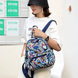 Teenage Girls School Bag - Waterproof Nylon Backpack