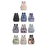 Small Backpacks Women Waterproof Flower Printing Female Shoulder School Bags