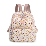 Small Backpacks Women Waterproof Flower Printing Female Shoulder School Bags