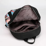 Travel Women Backpack Nylon Shoulder Bags Flower Printing School Bag