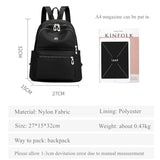 Waterproof Casual Women Backpack Red Rucksack