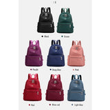 Waterproof Casual Women Backpack Red Rucksack