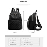 Waterproof Travel Women Backpack in Red