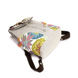 Beaded Embroidered Women Small Canvas Backpacks, Ladies Casual Rucksacks