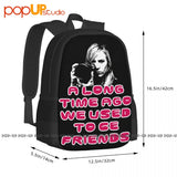 Veronica Mars TV Show Kristen Bel Backpack Large Capacity Bookbag
