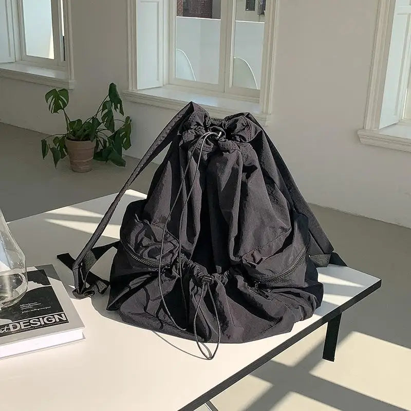 Lightweight Nylon College Backpack Laptop Bag