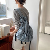 Lightweight Nylon College Backpack Laptop Bag