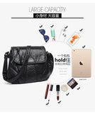 Soft Leather Crossbody Small Bag Shoulder Daypack for Women