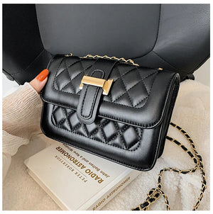 Versatile Shoulder Bag Women PU Leather Small Satchels Ladies Solid Crossbody