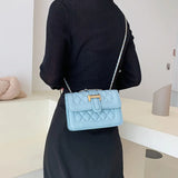 Versatile Shoulder Bag Women PU Leather Small Satchels Ladies Solid Crossbody
