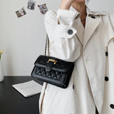 Versatile Shoulder Bag Women PU Leather Small Satchels Ladies Solid Crossbody