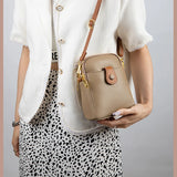 Fashionable Large Capacity PU Leather Shoulder Bag