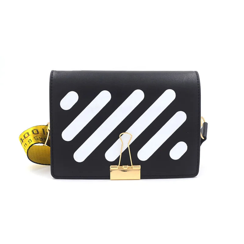 Crossbody Shoulder Bag Small Mini Square PU Bag