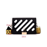 Crossbody Shoulder Bag Small Mini Square PU Bag