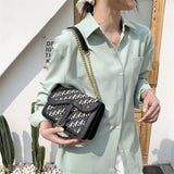 Women's Shoulder Bag Flaps Letter Crossbody Bag Female Shopper Handbags