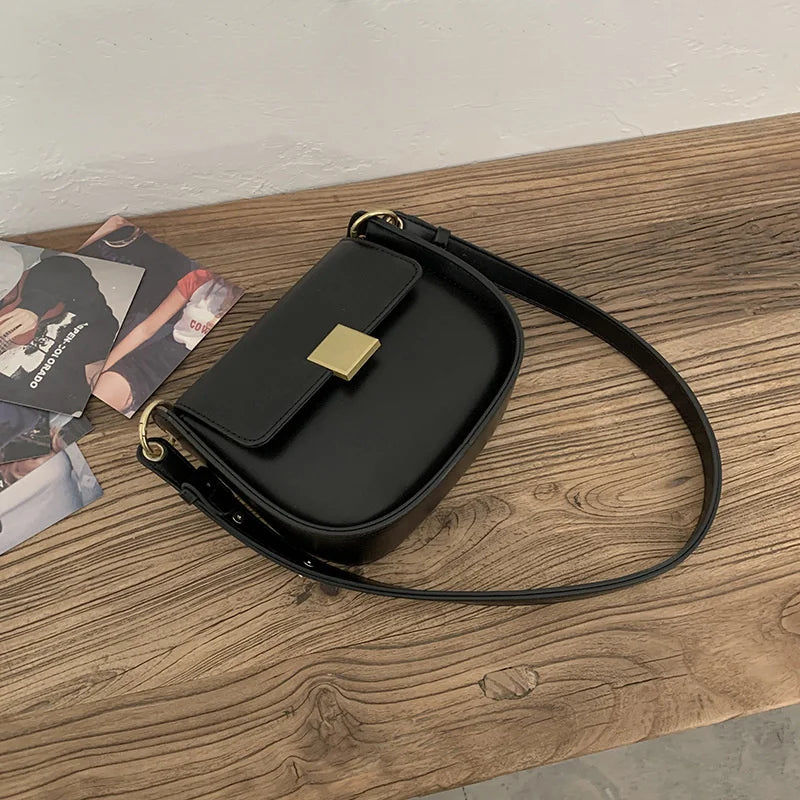 Versatile French Saddle Bag for Women