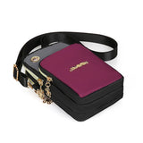 Nylon Crossbody Phone Purse Waterproof Shoulder Bag Multi-Zipper Handbag Clutch