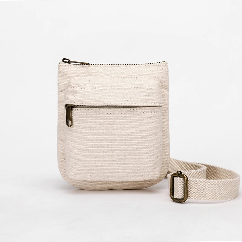 Canvas Mini Crossbody Bag for Women