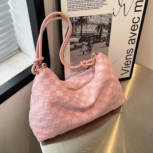 Lady Single-Shoulder Bag Solid Casual Totes Outdoor ShoppingPack