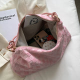 Lady Single-Shoulder Bag Solid Casual Totes Outdoor ShoppingPack