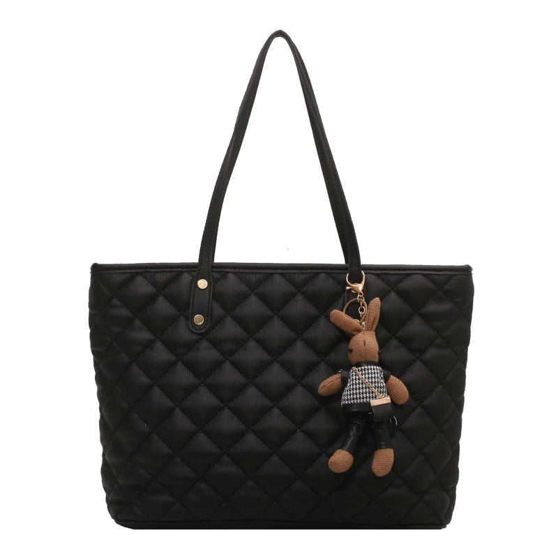 Winter Ladies Fashionable Shoulder Bag Large-Capacity Shopping Bag