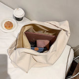 Canvas Bucket Bags for Women Large Capacity Handbags