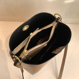 Women Large Capacity Tote Bag Soft Leather Shoulder Bag