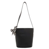 Large Capacity Bucket Bag Nubuck Leather Women's Crossbody Bag Handbag