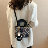 Wide Strap Shoulder Bag Women Lady Handbags Purses