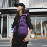 Hip Hop Chest Rig Streetwear Tactical Harness Waist Pack