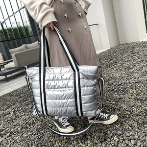 Multifunctional Space Cotton Suit Bag Casual Shoulder Bag