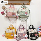 Vianna School Bag Backpack For Teenagers Girls Functional Crossbody Bags Women
