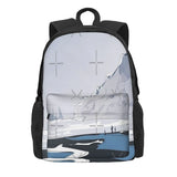 Vik Reynisfjara Sand Beach Backpacks Men Women Rucksack With Zipper