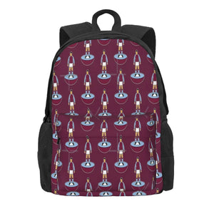 Villa Table Footballer Backpacks Unisex Zipper Backpacks