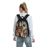 Vinnie Hacker Collage 1 Backpacks Men's Backpacks Bags For Women Anime