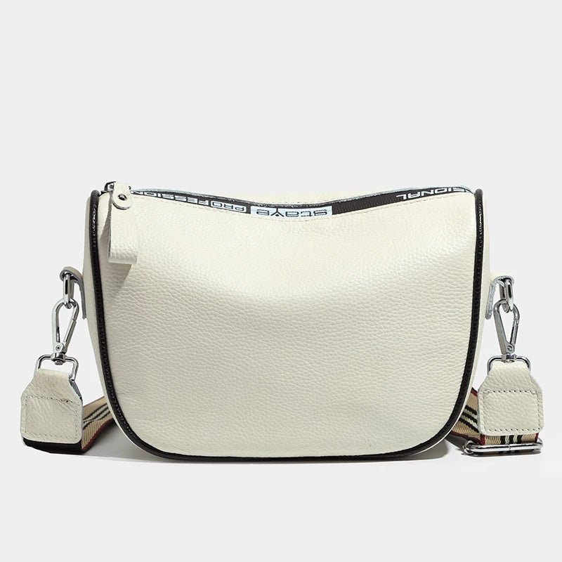 Vintage Leather Shoulder Bag - Women