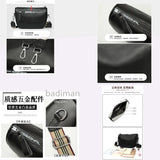 Vintage Leather Shoulder Bag - Women