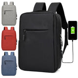 Vintage USB Charging Backpack Large Capacity School Bag