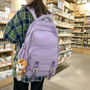 Vintage Anti-Theft Backpack Women Backpack School Bag for Teenage Girls