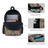 Vintage Persian Carpet Print Backpack Men's Women's School Bag