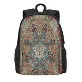 Vintage Persian Carpet Print Backpack Men's Women's School Bag
