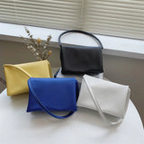Vintage Soft Leather Armpit Shoulder Bag Women Handbag Clutches Lady Totes