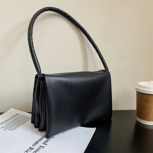 Vintage Soft Leather Armpit Shoulder Bag Women Handbag Clutches Lady Totes