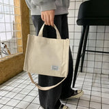 Vintage Art Canvas Crossbody Bags Womens Cotton Zip Tote Bag