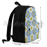 Vintage Azulejos Tile Outdoor Hiking Backpack Riding Climbing Sports Bag