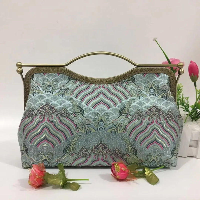 Vintage Bag Lock Bags Women Shoulder Crossbody Bag