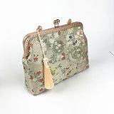 Vintage Strawberry Crossbody Bag with Chain Fringe