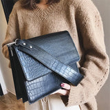 Vintage Pu Leather Messenger Bag for Women Handbags