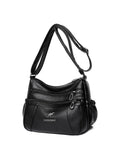 Vintage PU Leather Shoulder Bags Women